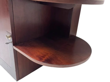 Art Deco Cabinet or Dry Bar with Clock, 1930s